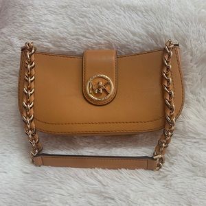 Michael kors mini shoulder bag mustard color